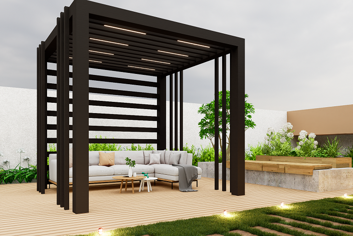 Terrace Gazebo day 1